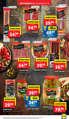 Lidl Čtvrtek od 11.9. do 14.9.2025