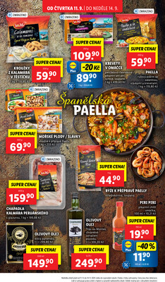 Lidl Čtvrtek od 11.9. do 14.9.2025