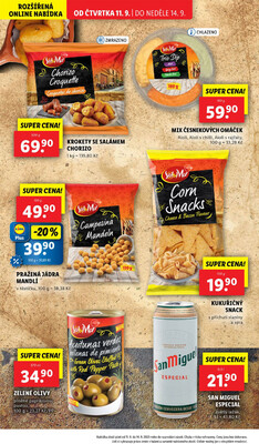 Lidl Čtvrtek od 11.9. do 14.9.2025