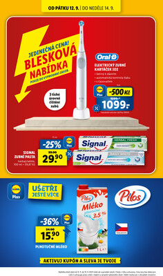 Lidl Čtvrtek od 11.9. do 14.9.2025