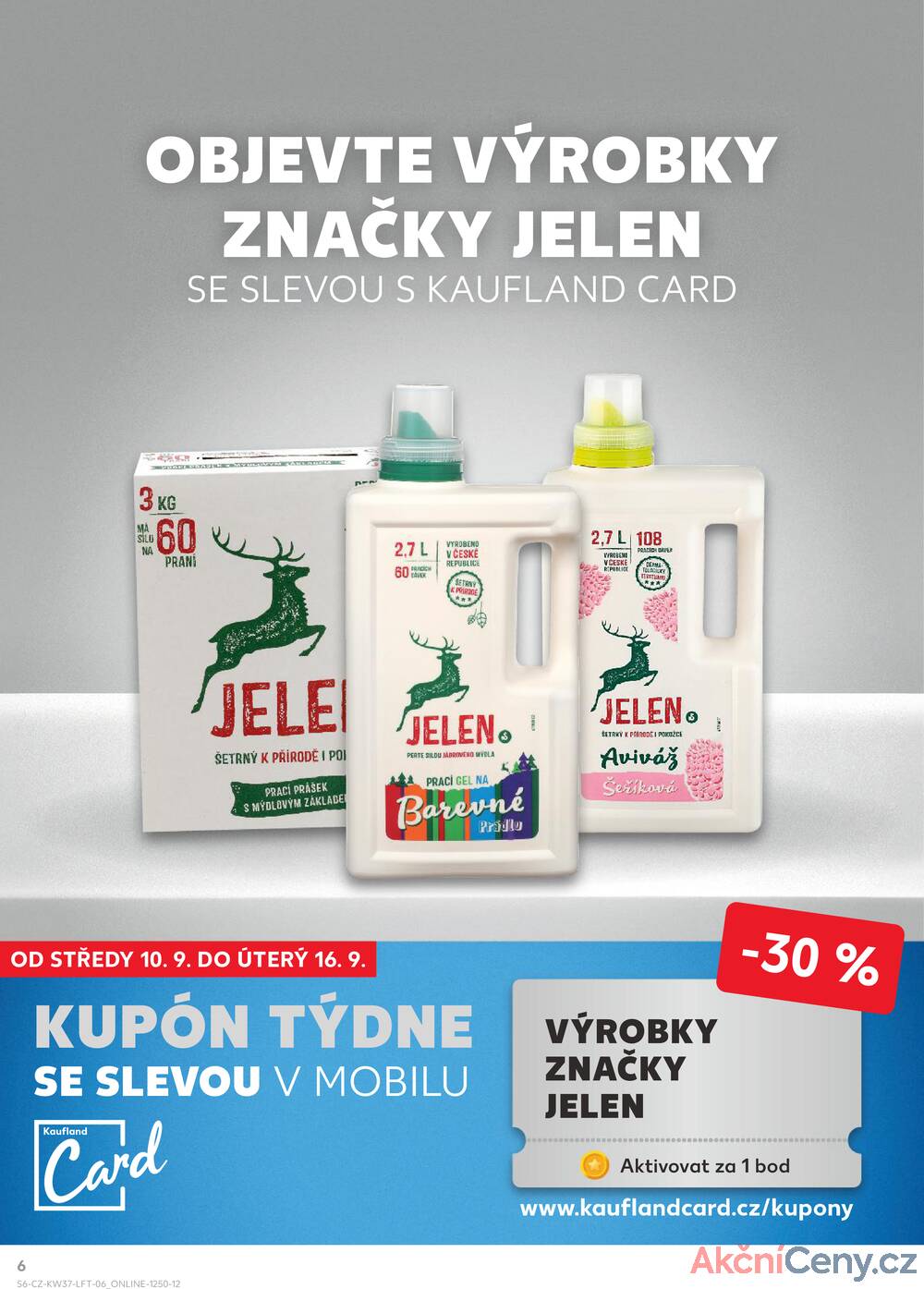 Leták Kaufland - Kaufland 10.9. - 16.9. - Kaufland - Pelhřimov - strana 6