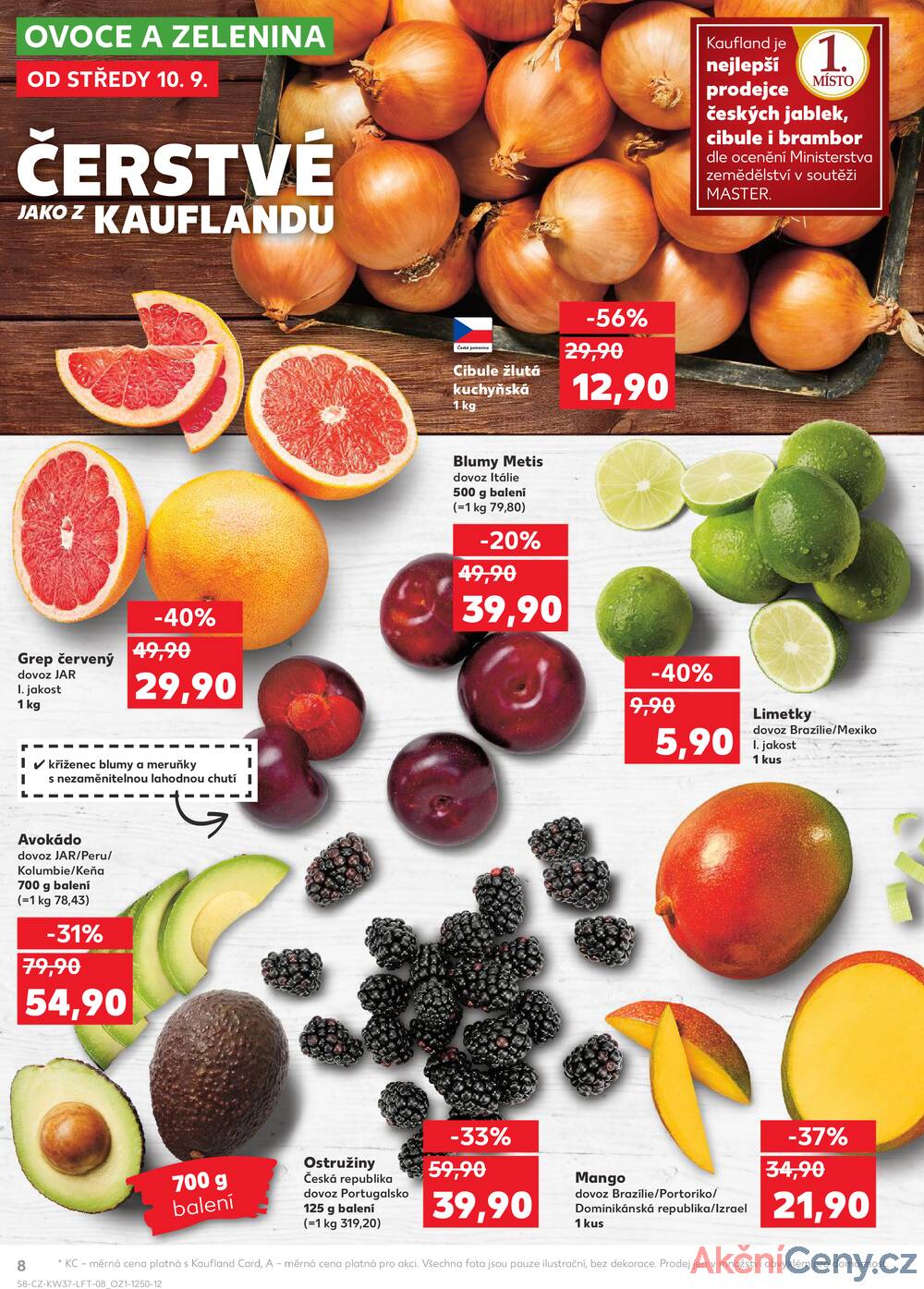 Leták Kaufland - Kaufland 10.9. - 16.9. - Kaufland - Plzeň (Sukova) - strana 8