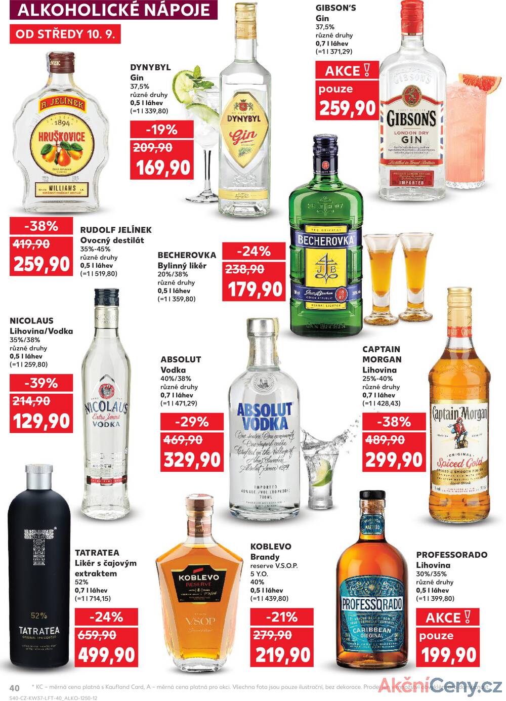 Leták Kaufland - Kaufland 10.9. - 16.9. - Kaufland - Praha - Hloubětín - strana 40