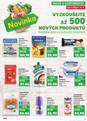 Kaufland 10.9. - 16.9. - Kaufland - Praha - Hloubětín