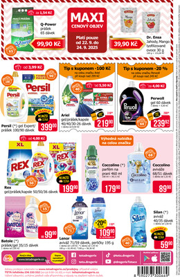 Teta drogerie  od 11.9. do 23.9.2025
