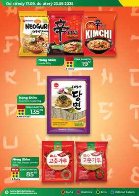 Tamda Foods od 17.9. do 23.9.2025