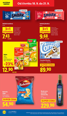 Lidl Čtvrtek od 18.9. do 21.9.2025