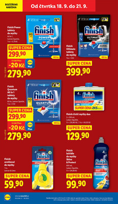 Lidl Čtvrtek od 18.9. do 21.9.2025