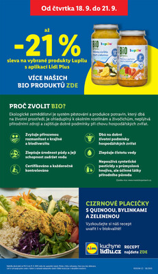 Lidl Čtvrtek od 18.9. do 21.9.2025