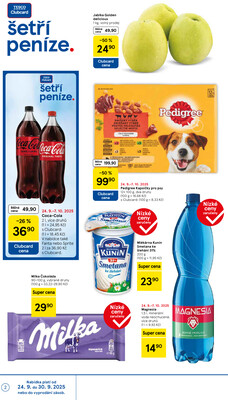 Tesco supermarkety od 24.9. do 30.9.2025
