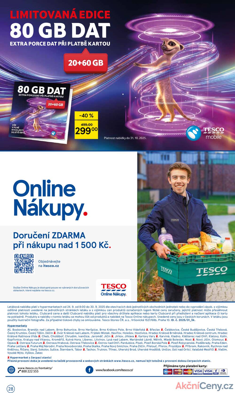 Leták Tesco - Tesco malé hypermarkety od 24.9. do 30.9.2025 - strana 28