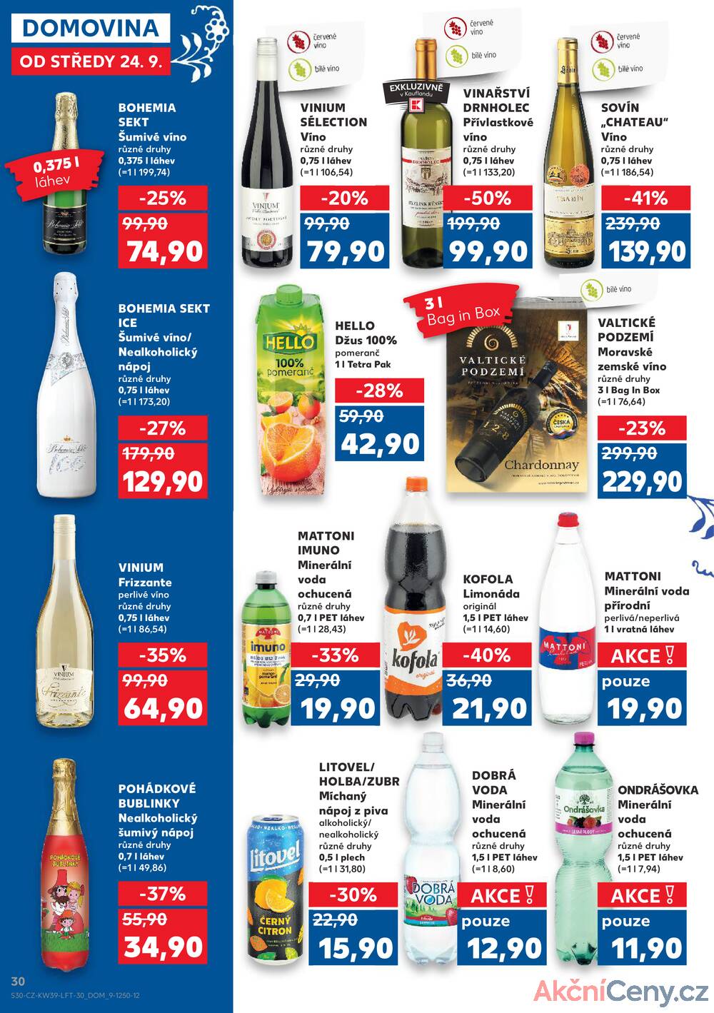 Leták Kaufland - Kaufland 24.9. - 30.9. - Kaufland - Děčín - strana 30