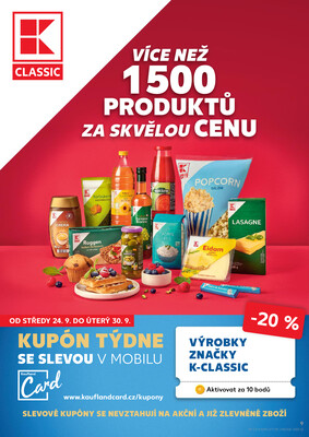 Kaufland 24.9. - 30.9. - Kaufland - Děčín