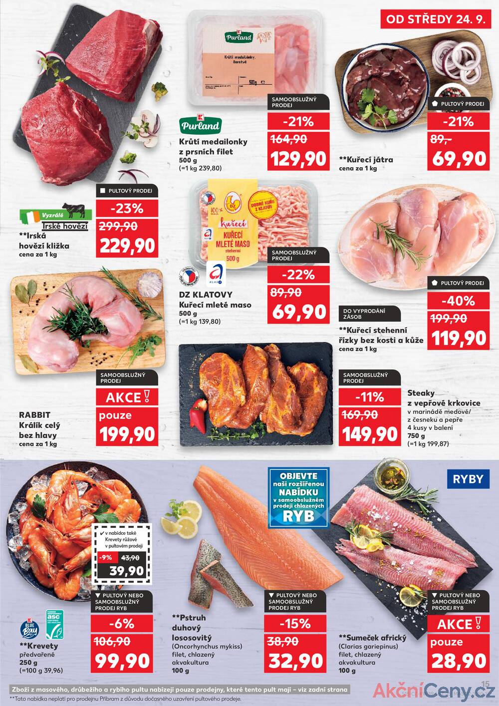Leták Kaufland - Kaufland 24.9. - 30.9. - Kaufland - Trutnov - strana 15