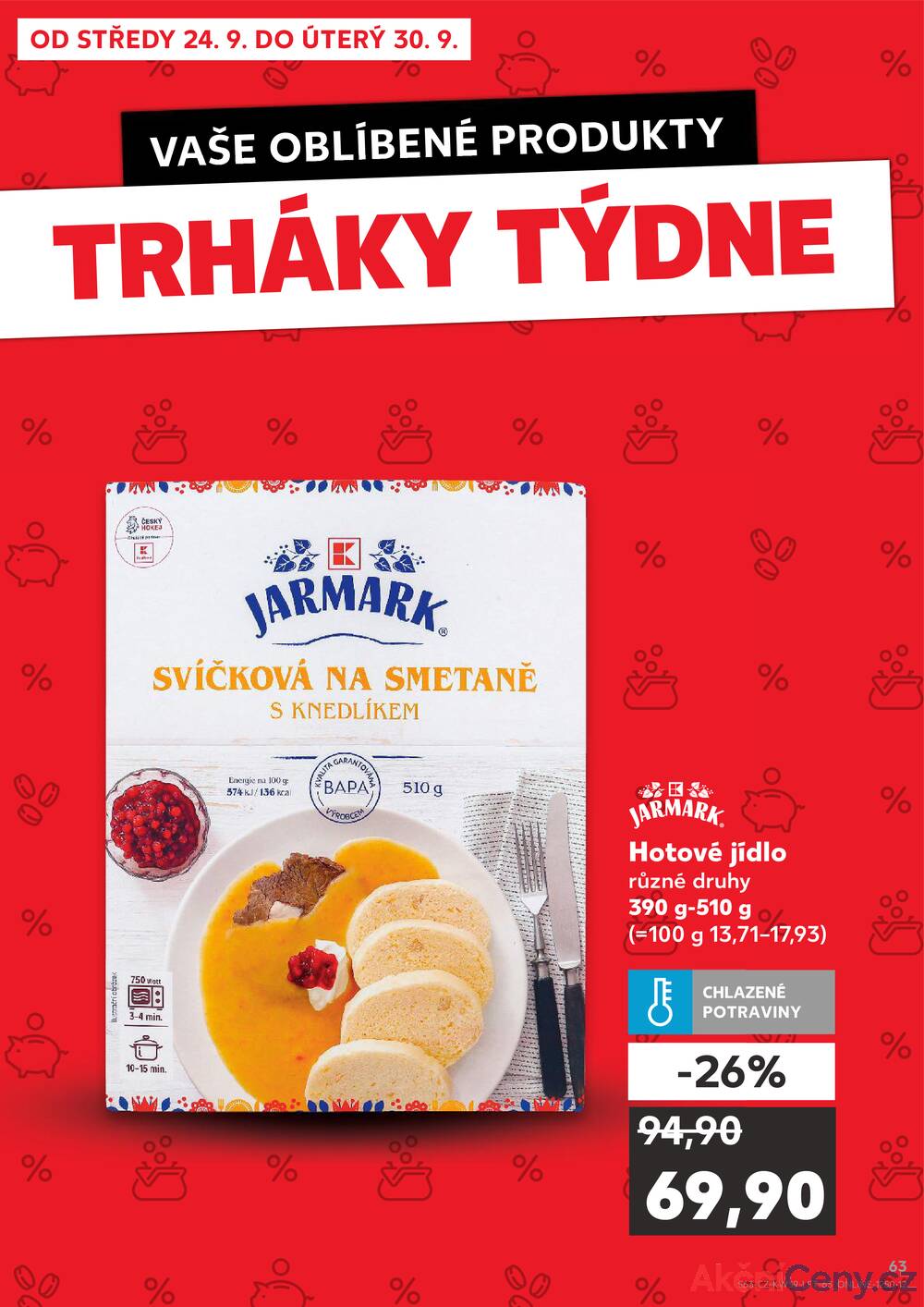 Leták Kaufland - Kaufland 24.9. - 30.9. - Kaufland Praha-Barrandov - strana 63