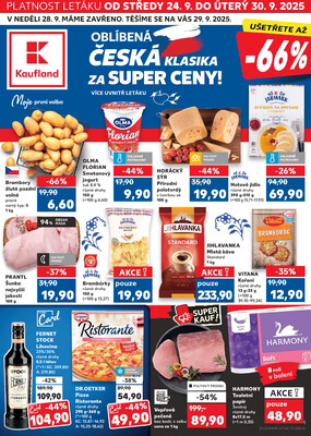 Leták Kaufland 24.9. - 30.9. - Kaufland - Ostrava - Zábřeh