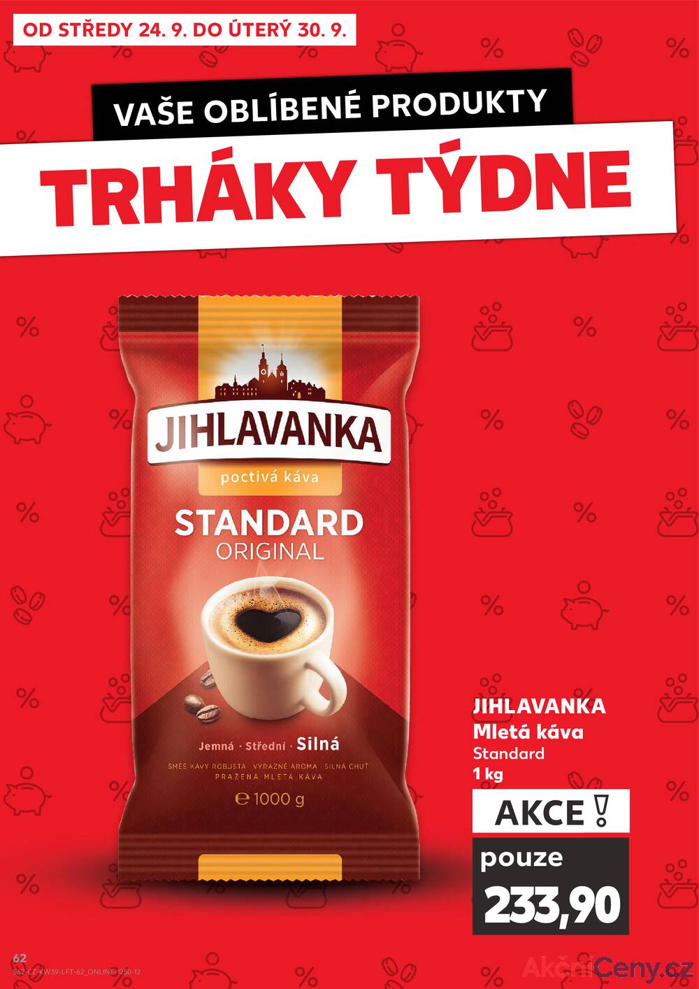 Leták Kaufland - Kaufland 24.9. - 30.9. - Kaufland - Ostrov - Jáchymovská - strana 62