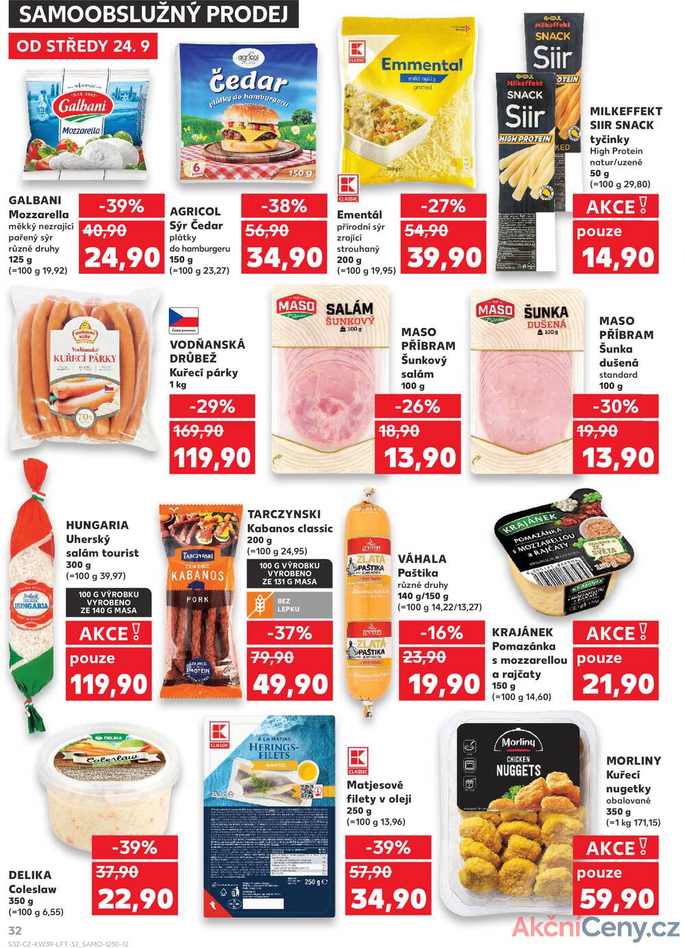 Leták Kaufland - Kaufland 24.9. - 30.9. - Kaufland - Plzeň (Sukova) - strana 32