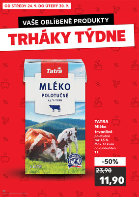 Kaufland 24.9. - 30.9. - Kaufland - Brandýs nad Labem
