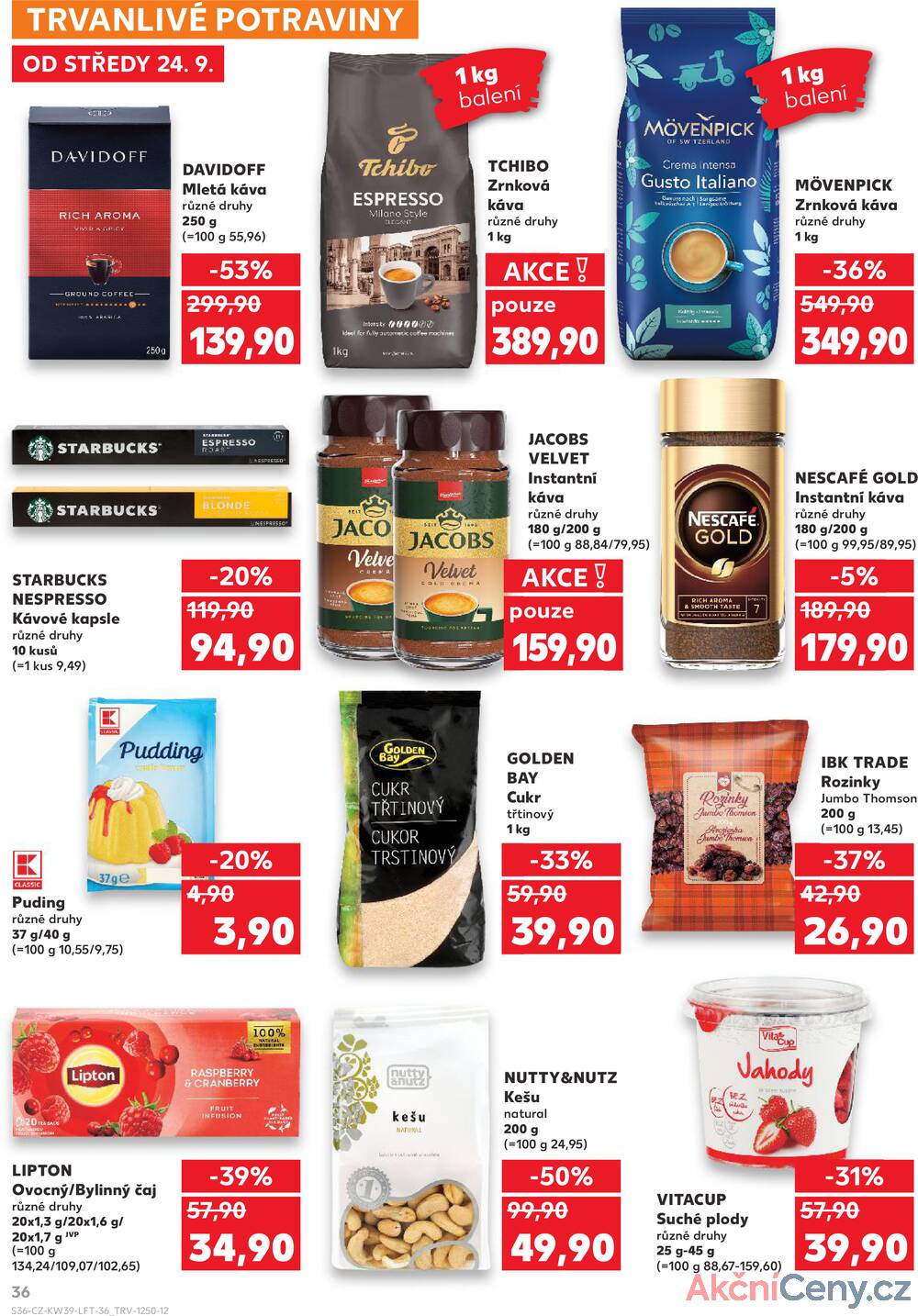 Leták Kaufland - Kaufland 24.9. - 30.9. - Kaufland - Olomouc - Štursova - strana 36