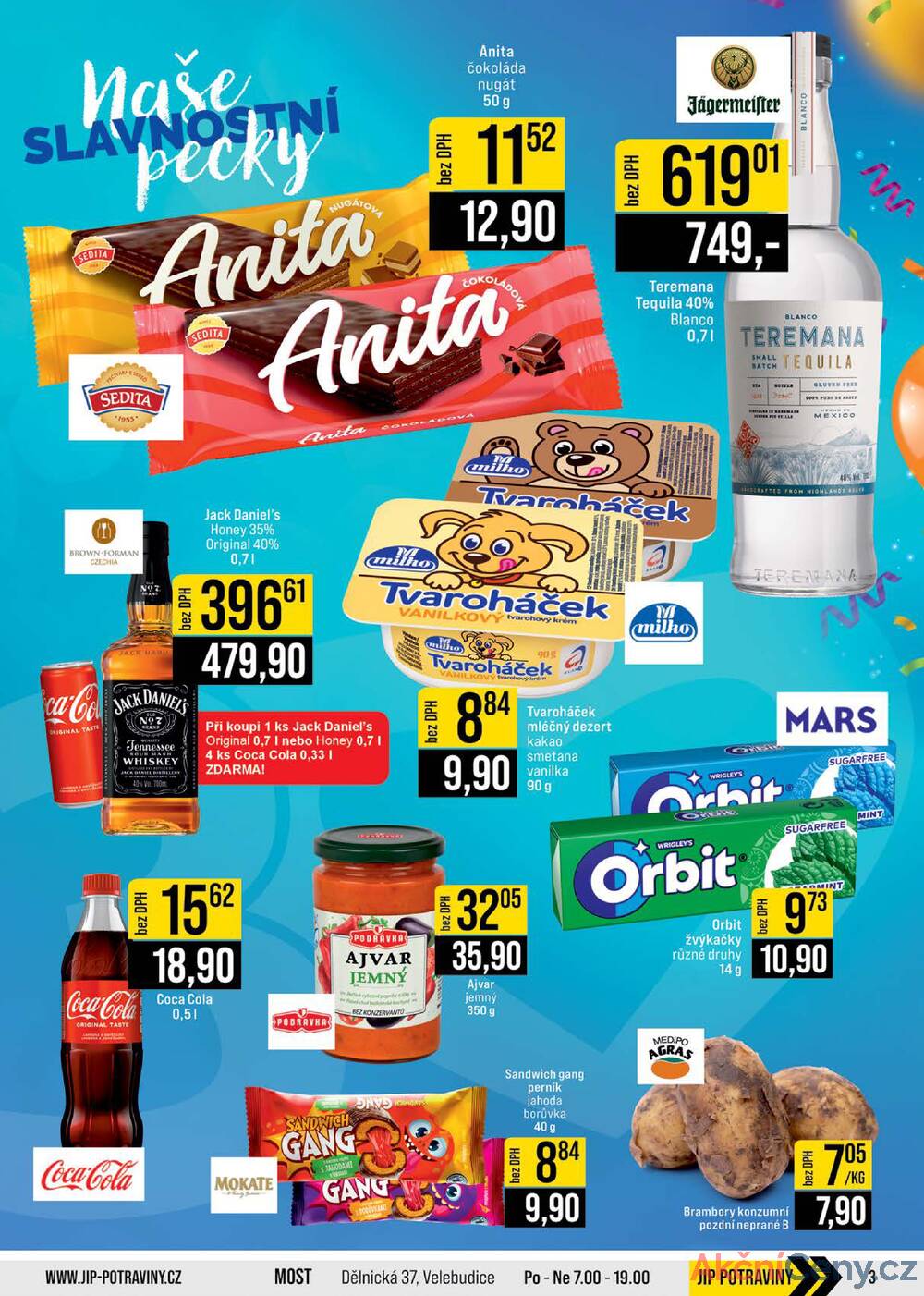 Leták JIP - JIP Cash & Carry Brno, Praha, Ostrava, Jilemnice, Pardubice, Ostrava, Karlovy Vary, Olomouc a Zlín od 24.9. do 30.9.2025 - strana 3