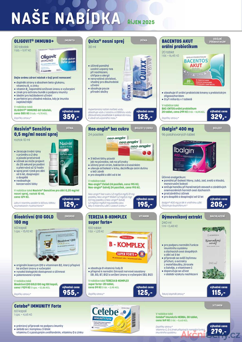 Leták PharmaPoint  - Pharma Point typ A od 1.10. do 31.10.2025 - strana 2