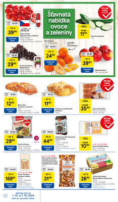 Tesco supermarkety od 1.10. do 7.10.2025