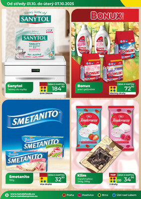 Tamda Foods od 1.10. do 7.10.2025