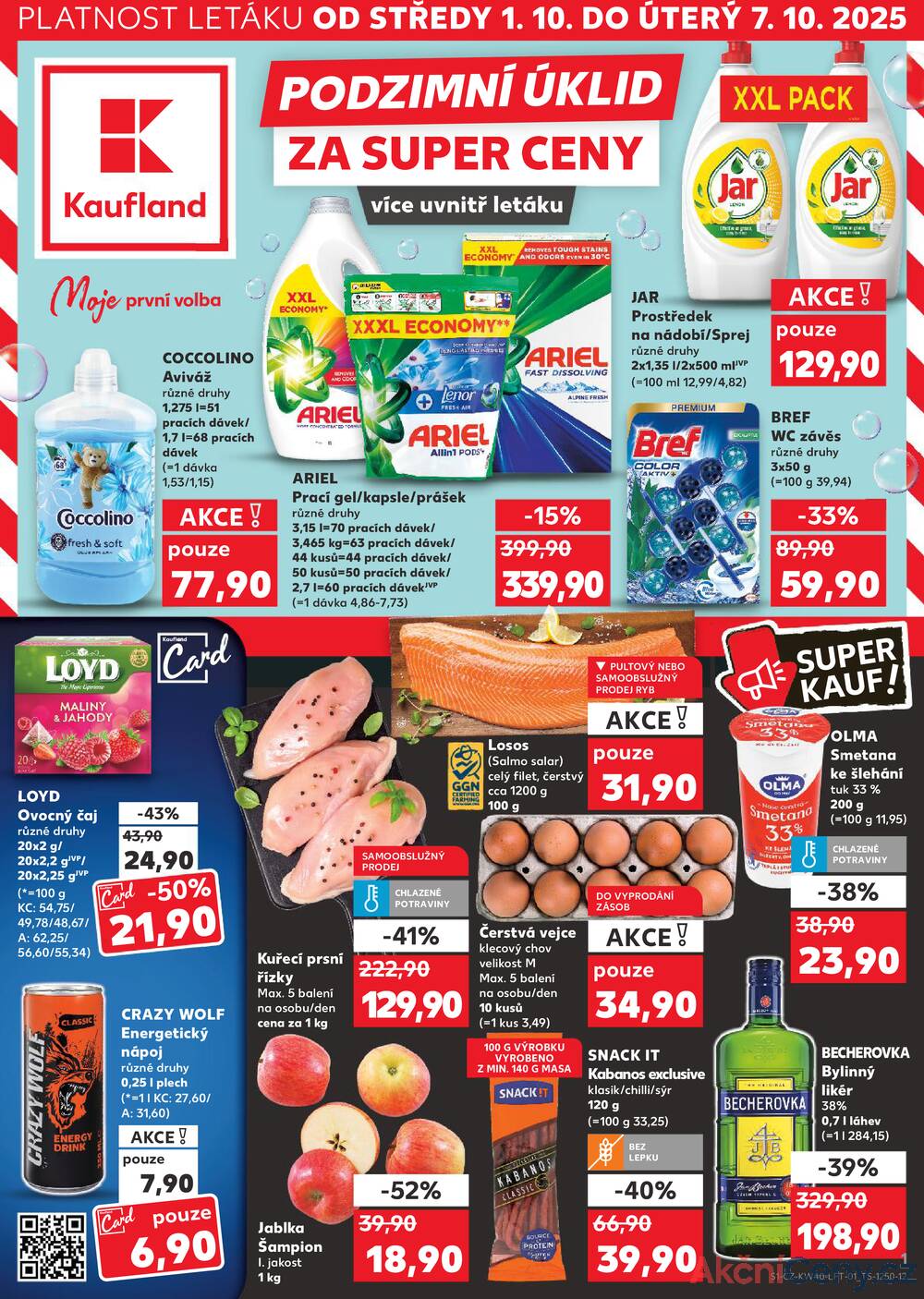 Leták Kaufland - Kaufland 1.10. - 7.10. - Kaufland - Mladá Boleslav - strana 1
