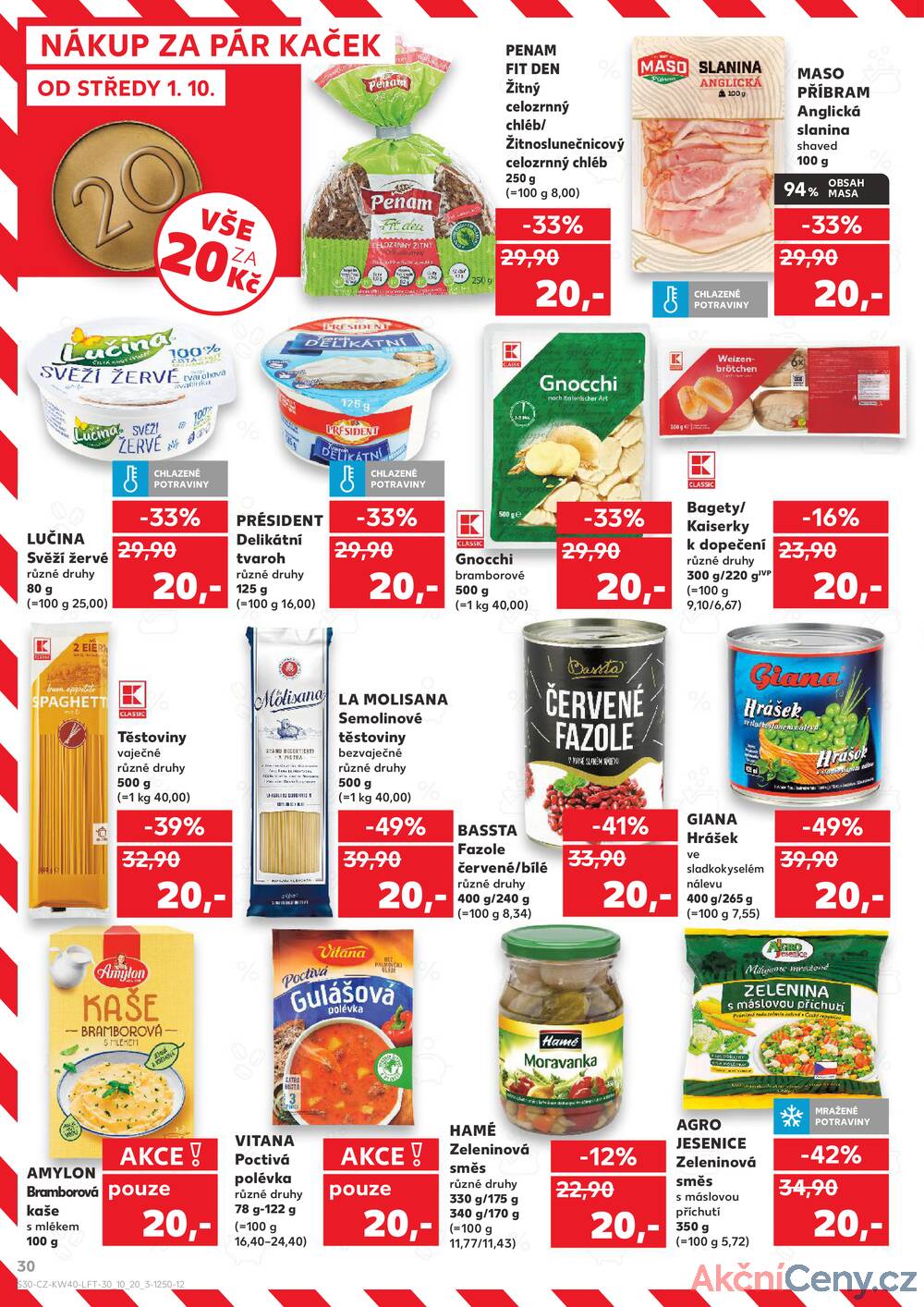 Leták Kaufland - Kaufland 1.10. - 7.10. - Kaufland - Beroun - strana 30