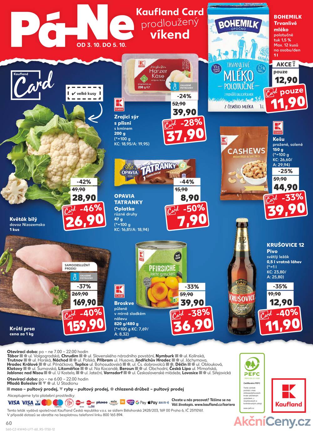 Leták Kaufland - Kaufland 1.10. - 7.10. - Kaufland - Tábor - strana 60