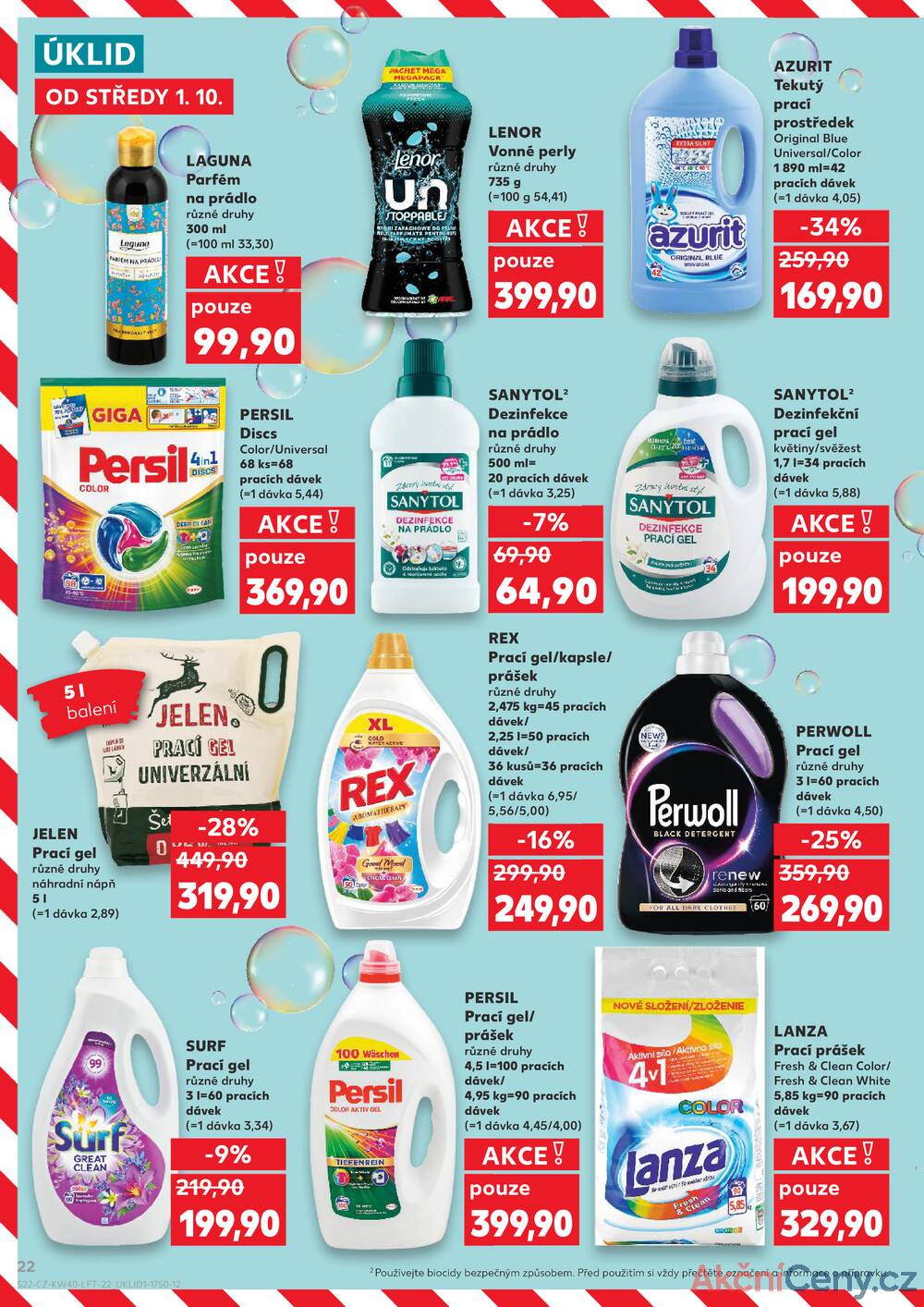 Leták Kaufland - Kaufland 1.10. - 7.10. - Kaufland - Jindřichův Hradec - strana 22