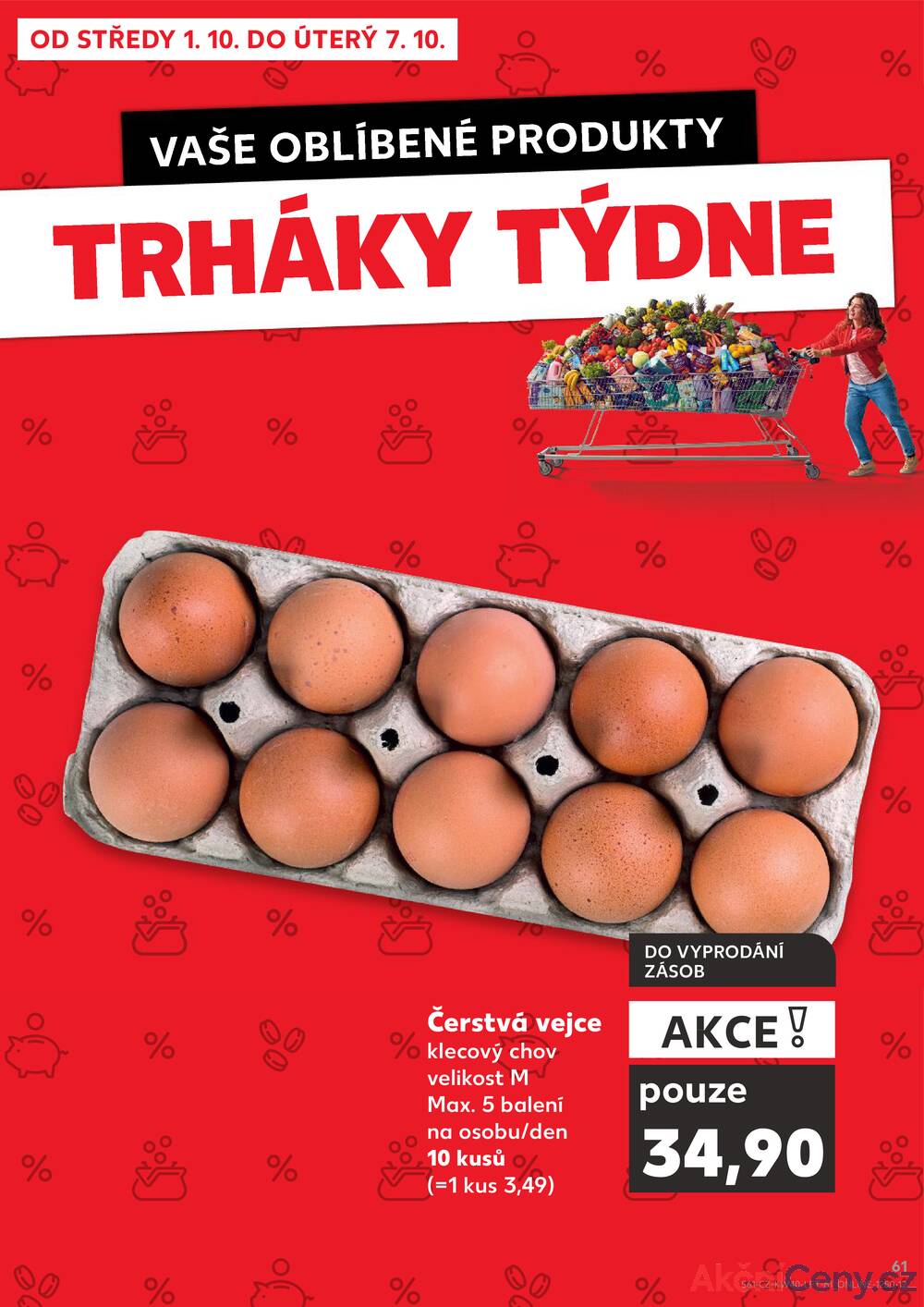 Leták Kaufland - Kaufland 1.10. - 7.10. - Kaufland - Pelhřimov - strana 61