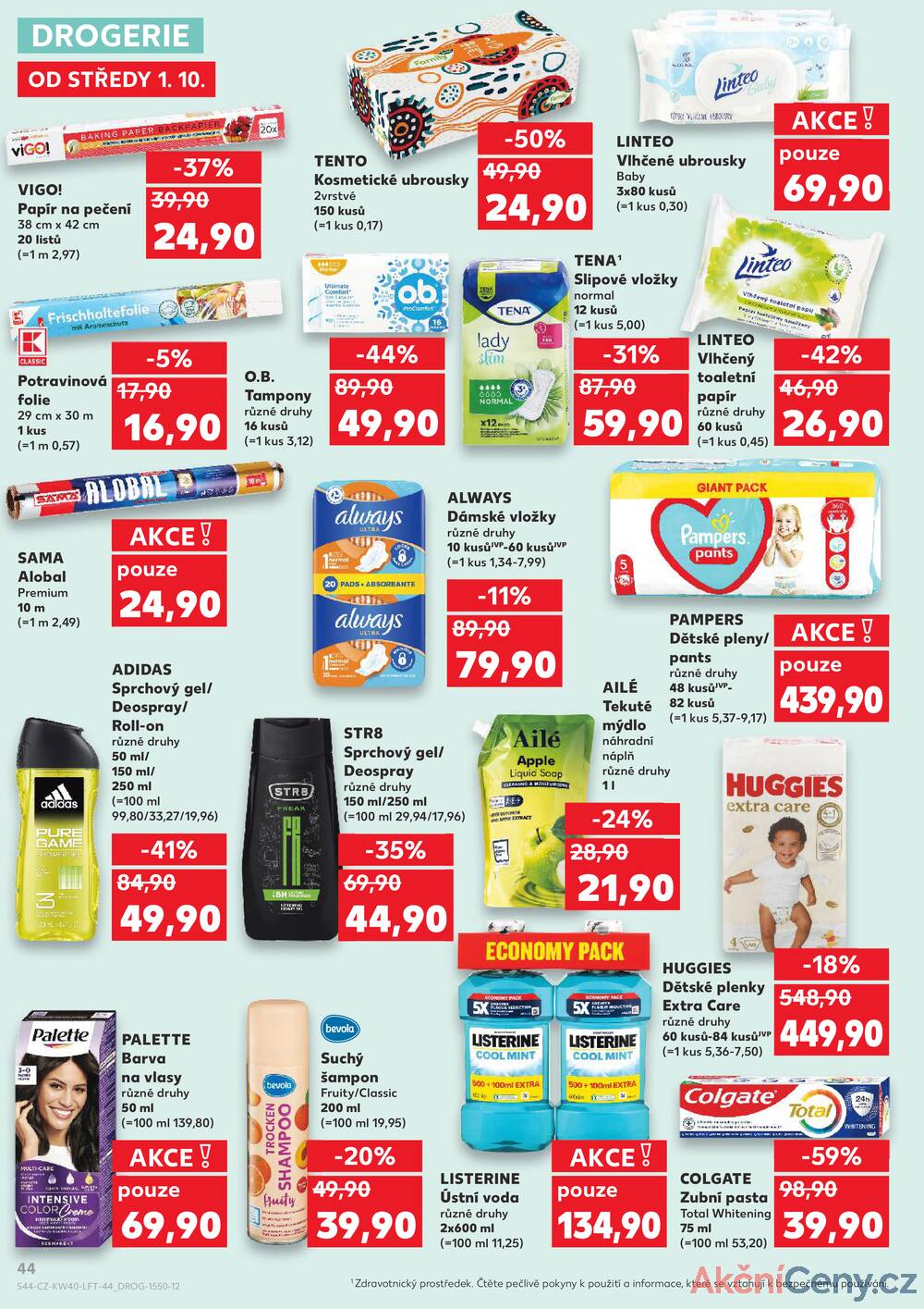 Leták Kaufland - Kaufland 1.10. - 7.10. - Kaufland - Zábřeh na Moravě - strana 44
