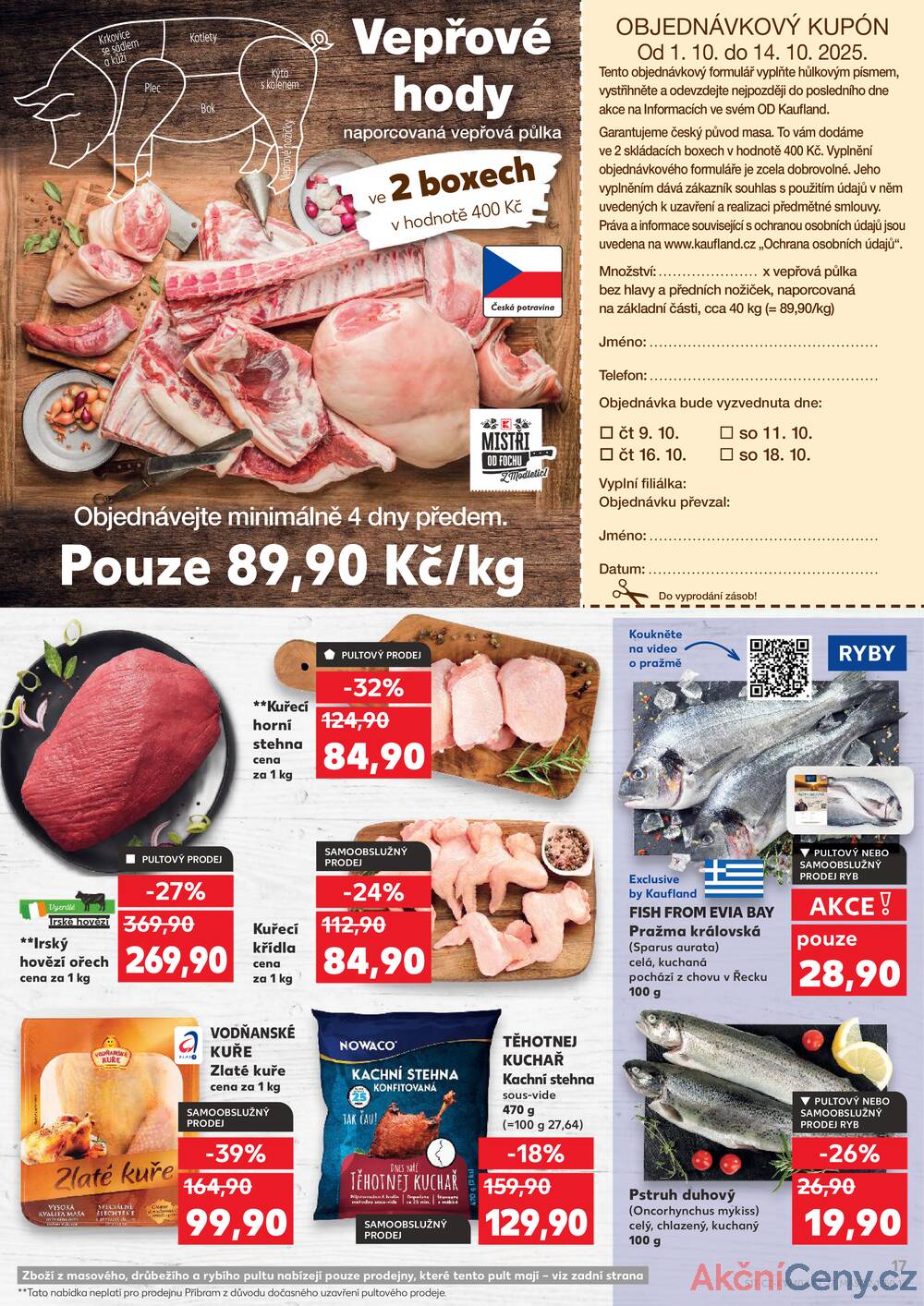 Leták Kaufland - Kaufland 1.10. - 7.10. - Kaufland - Ostrava - Zábřeh - strana 17