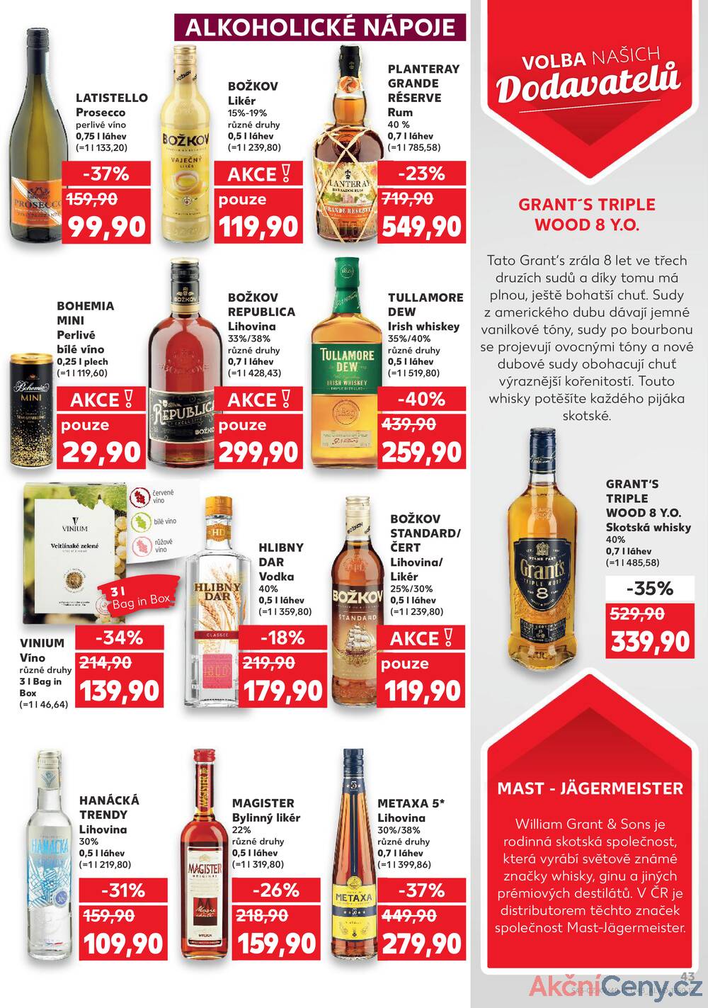 Leták Kaufland - Kaufland 1.10. - 7.10. - Kaufland - Ostrava - Zábřeh - strana 43