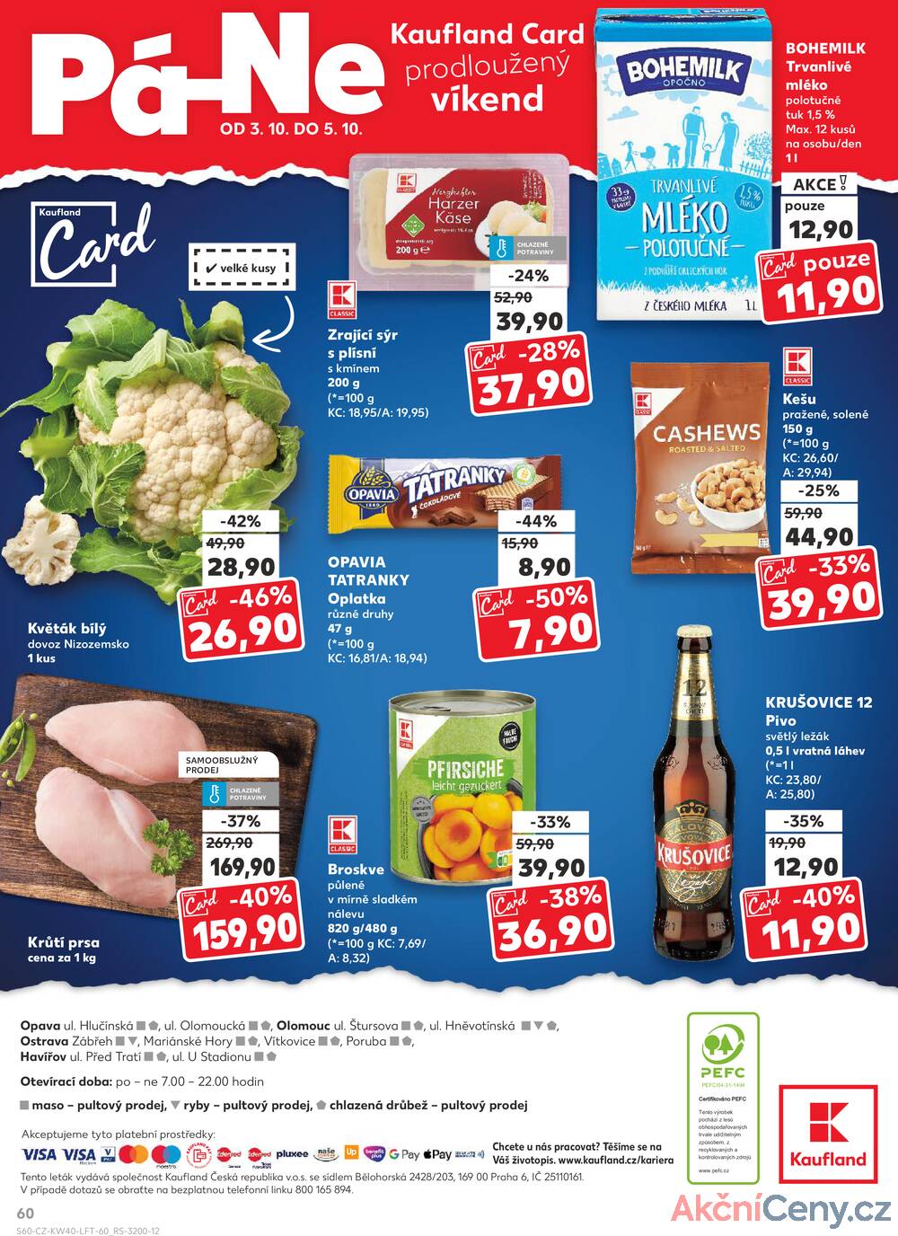 Leták Kaufland - Kaufland 1.10. - 7.10. - Kaufland - Ostrava - Zábřeh - strana 60