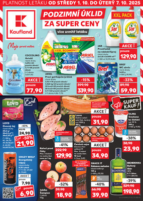 Leták Kaufland 1.10. - 7.10. - Kaufland - Kutná Hora