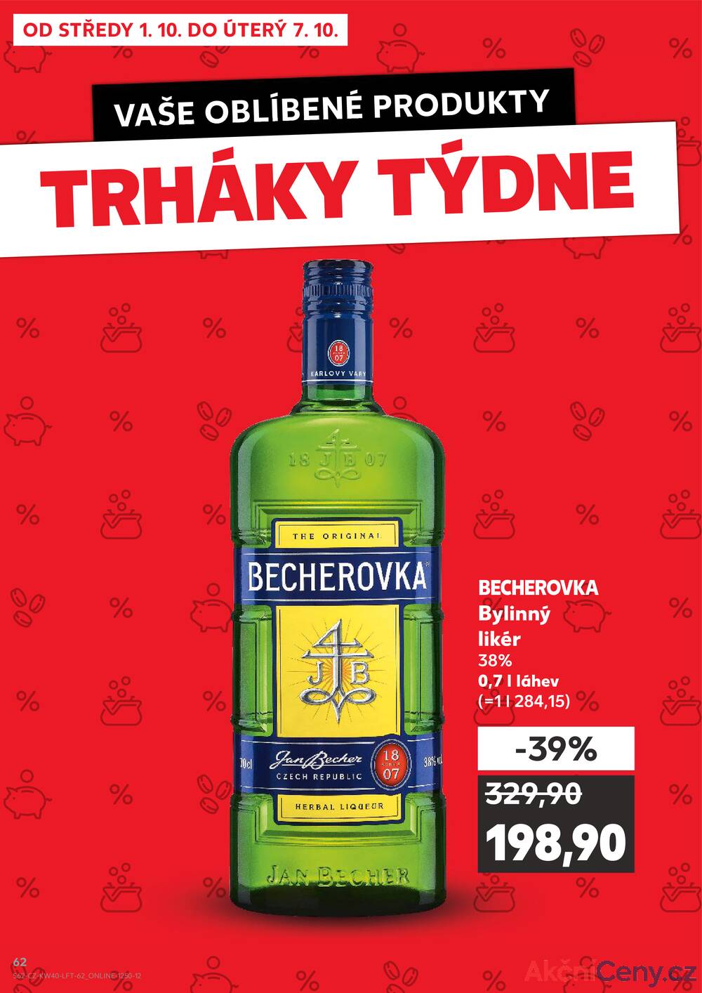Leták Kaufland - Kaufland 1.10. - 7.10. - Kaufland - Valašské Meziříčí - strana 62
