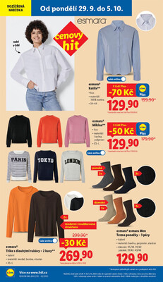 Lidl od 29.9. do 1.10.2025