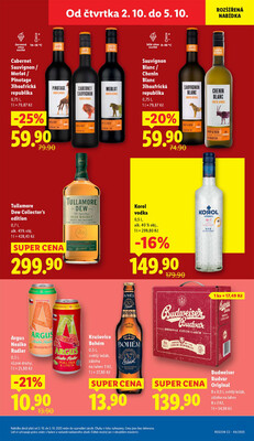 Lidl Čtvrtek od 2.10. do 5.10.2025