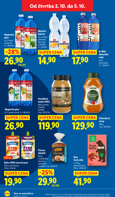 Lidl Čtvrtek od 2.10. do 5.10.2025