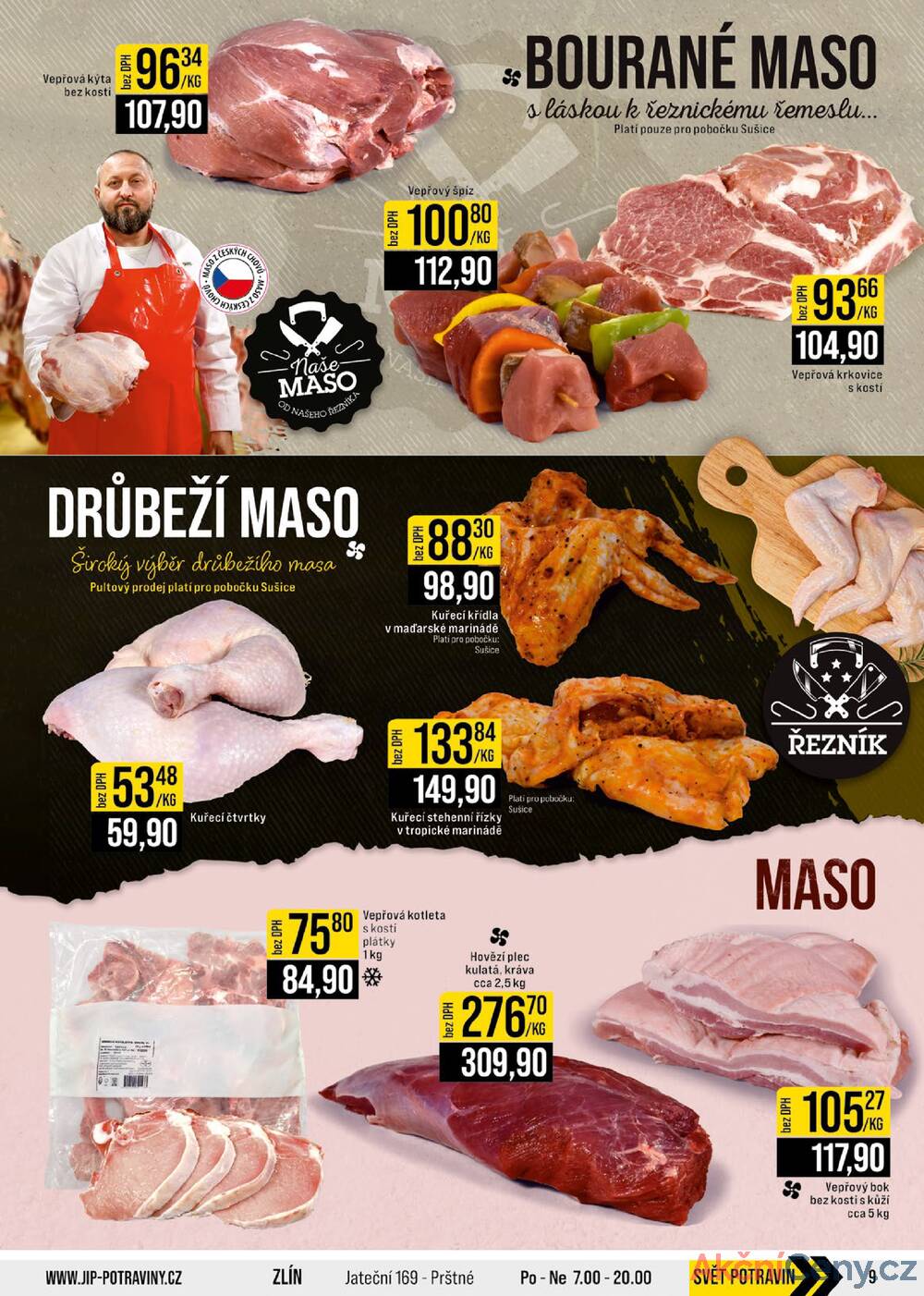 Leták JIP - JIP Cash & Carry České Budějovice, Most, Náchod, Polička, Sušice a Svoboda nad Úpou od 1.10. do 7.10.2025 - strana 9