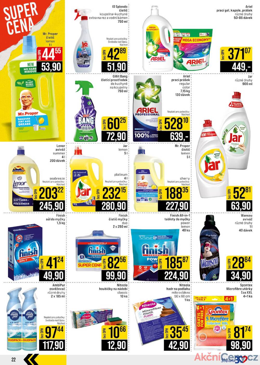 Leták JIP - JIP Cash & Carry České Budějovice, Most, Náchod, Polička, Sušice a Svoboda nad Úpou od 1.10. do 7.10.2025 - strana 22
