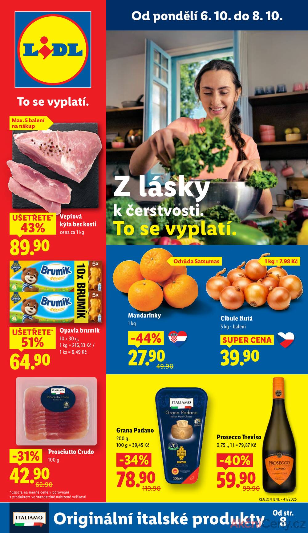Leták Lidl - Lidl od 6.10. do 8.10.2025 - strana 1