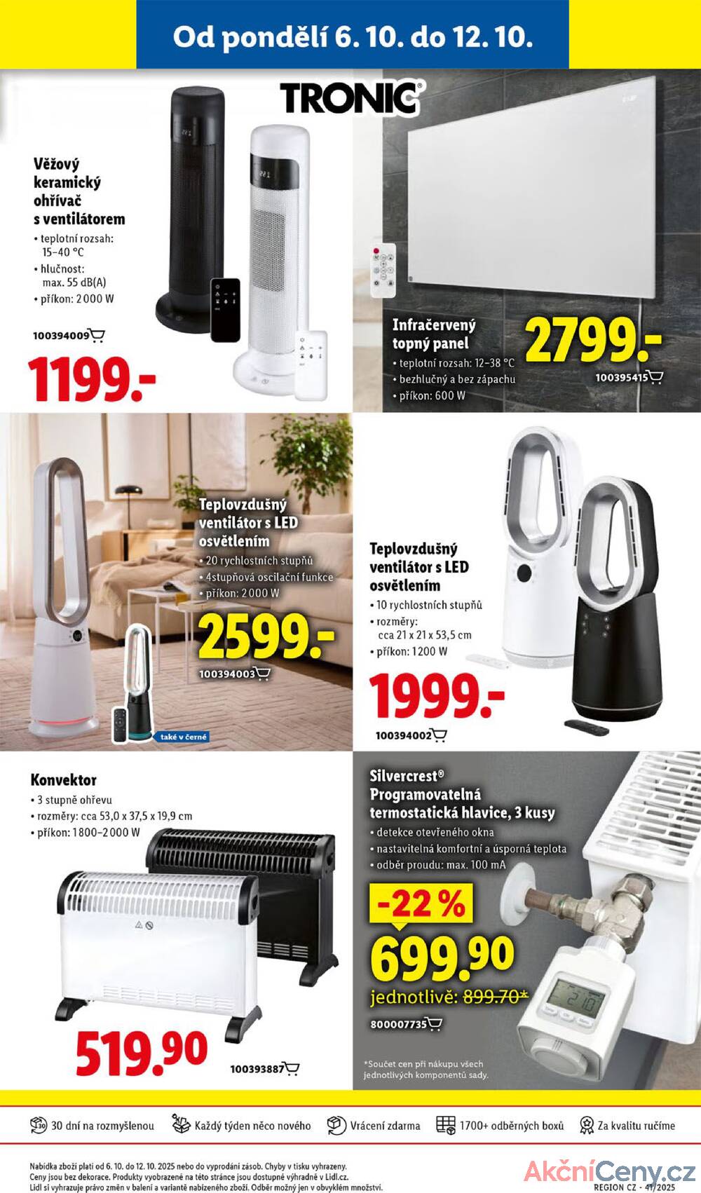 Leták Lidl - Lidl Čtvrtek od 9.10. do 12.10.2025 - strana 29