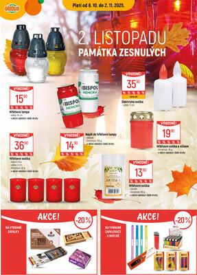 Akční leták Globus 8.10. - 14.10.2025 - Globus Jenišov u Karlových Varů
