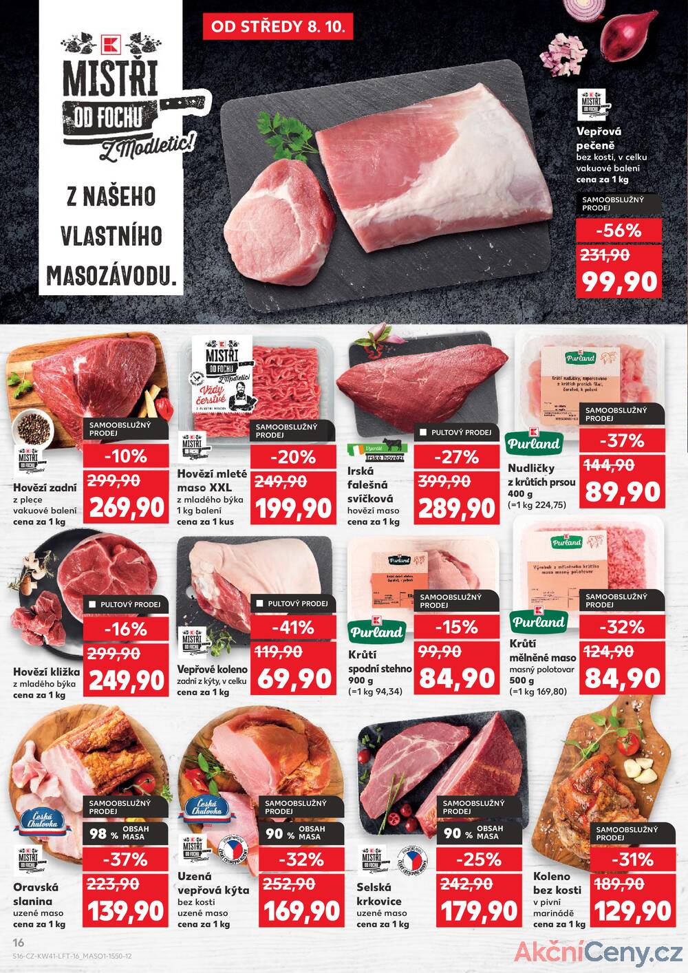 Leták Kaufland - Kaufland 8.10. - 14.10. - Kaufland - Prachatice - strana 16