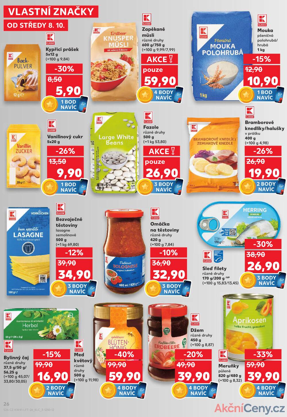 Leták Kaufland - Kaufland 8.10. - 14.10. - Kaufland - Louny - strana 26