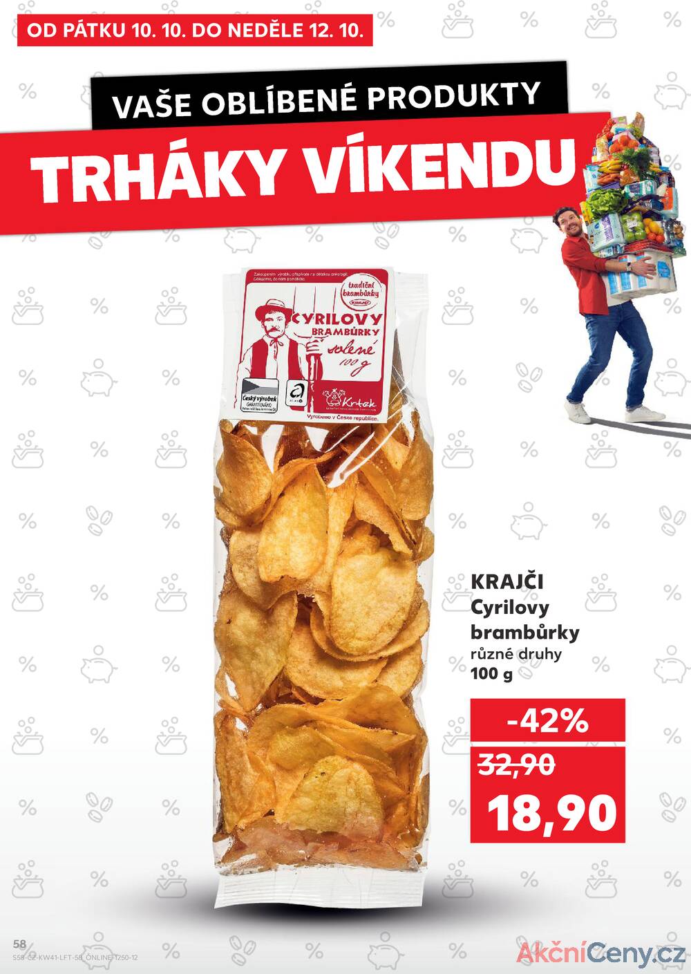 Leták Kaufland - Kaufland 8.10. - 14.10. - Kaufland - Třeboň - strana 58